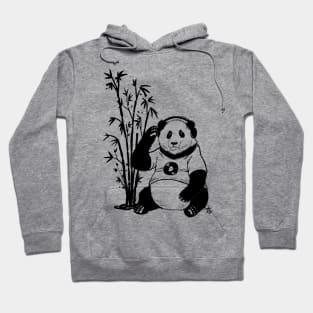 Panda With Headphones Hoodie